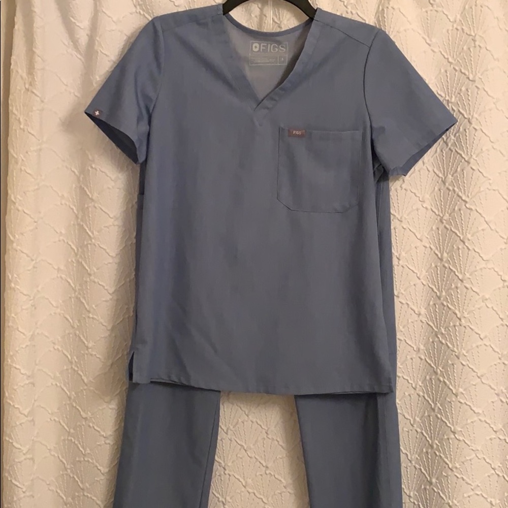 Figs heather blue scrub set!